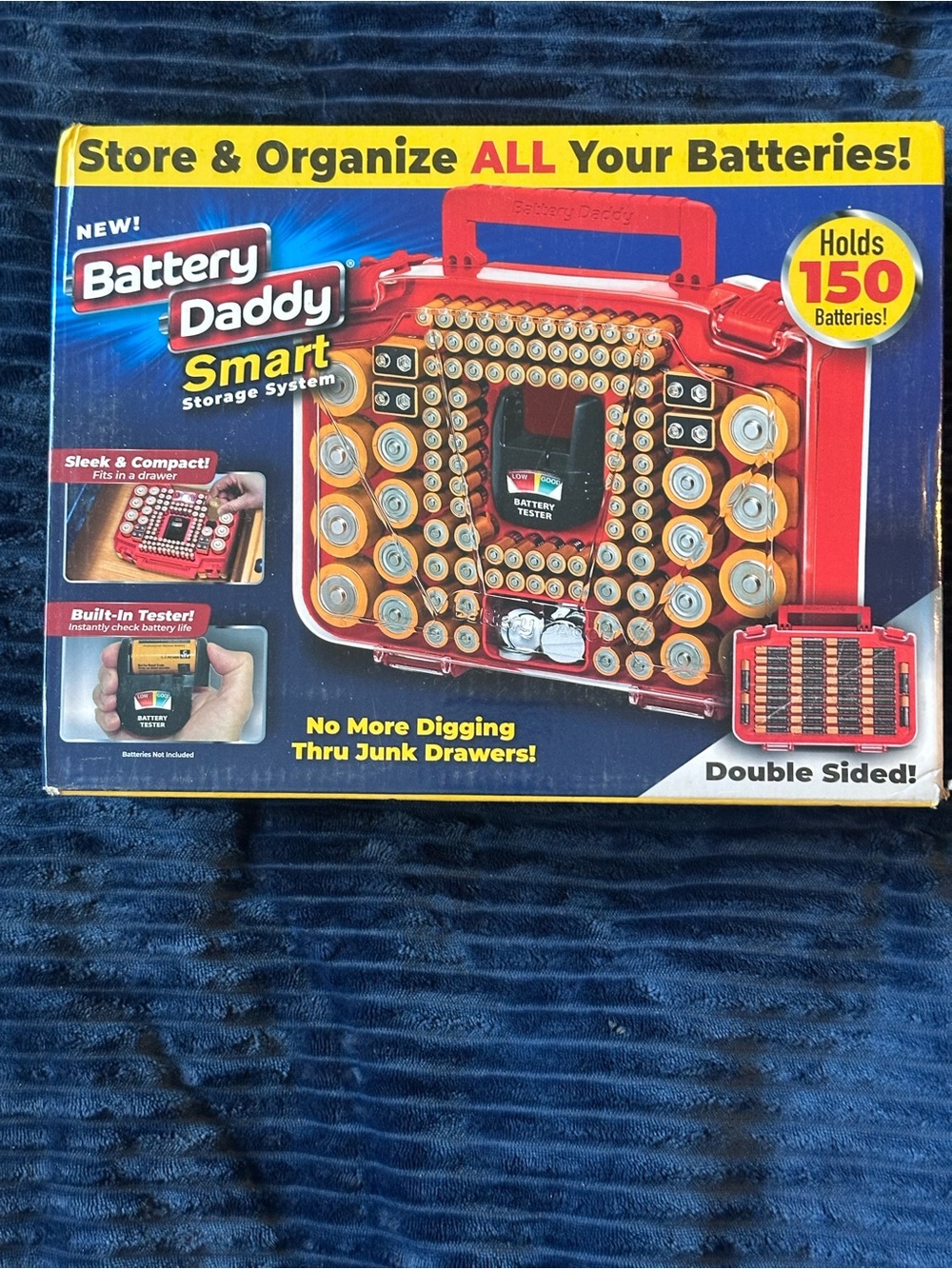 Smart Storage System - Red Battery Organizer